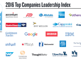 AnitaB.org Names Highest Scoring Organizations from 2016 Top Companies Program