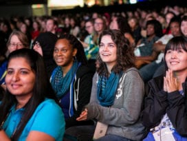 #GHC18 – AnitaB.org PitcHER Winners at the Friday Keynote