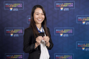 Tram Nguyen, second place undergraduate student winner of the 2018 ACM SRC