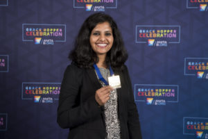 Niveditha Kalavakonda, first place graduate student winner of the 2018 ACM SRC